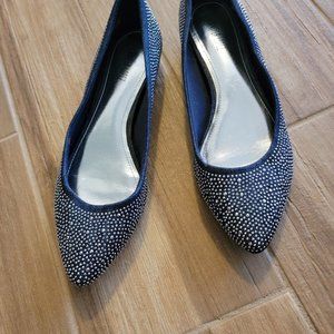 JLo slip-on casual shoe, denim look, size 8.5